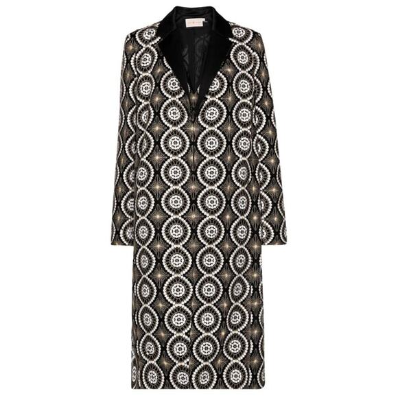 NWT Tory Burch Satin Trimmed Embellished Organza Jacket - Picture 1 of 11